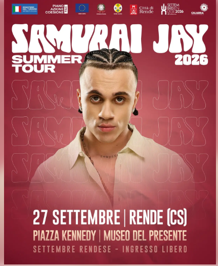 SETTEMBRE RENDESE : concerto di Samurai Jay,